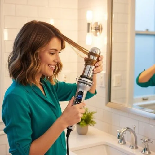 Conair InfinitiPro Curl Secret automatically curling. The best hair tools for stylying in 2025