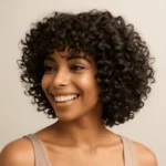 Curly bob is one of the best curly haircut trending in 2025