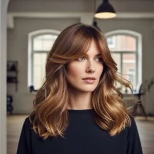 Best hairstyles for square face shapes in 2025 including long layers and side bangs
