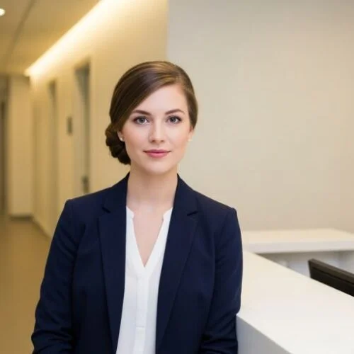 The clean low bun, classic and interview perfect hair style.