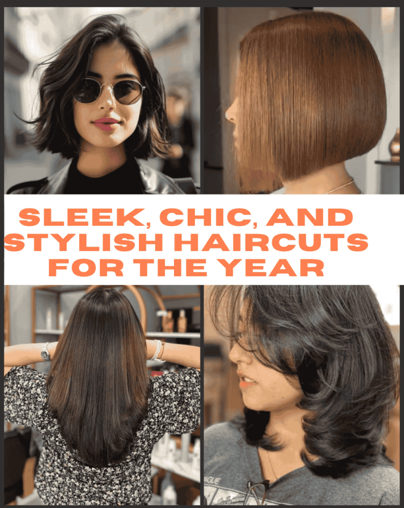 "Collage of 4 curly hairstyles: bob curl, layered curl, pixie cutie curl, and voluminous curls for women."