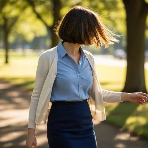 Classic bob cut with invisible or undercut layering to reduce weight
