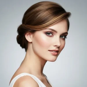 short hair with tiny twist